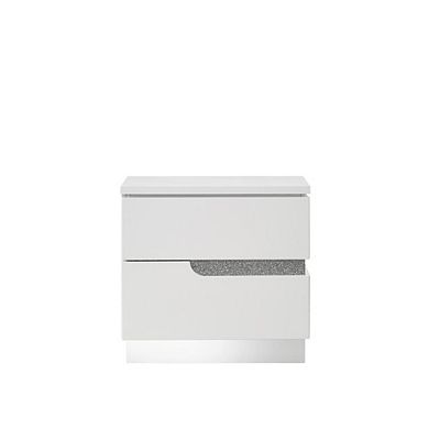New Classic Furniture Paradox Nightstand-White
