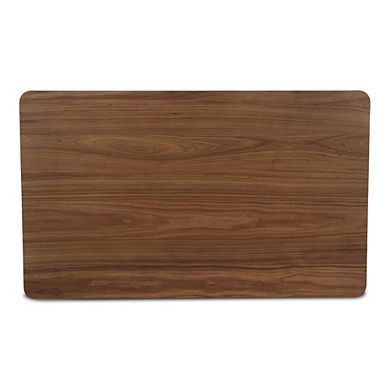 New Classic Furniture Furniture Oscar 59 Solid Wood Retangular Dining Table in Walnut