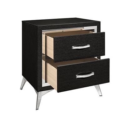 New Classic Furniture Huxley Nightstand-Black