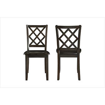 New Classic Furniture Trellis Dining Chair (2 Per Carton)-Brown