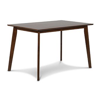 New Classic Furniture Furniture Morocco Rectangle Dining Table- Walnut