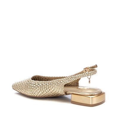 Women's Braided Slingback Flats By XTI 143794