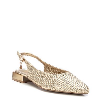 Women's Braided Slingback Flats By XTI 143794