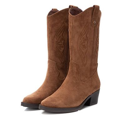 Women's Italian Western Suede Boots By XTI 143393