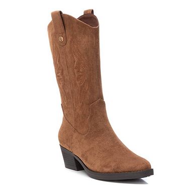 Women's Italian Western Suede Boots By XTI 143393