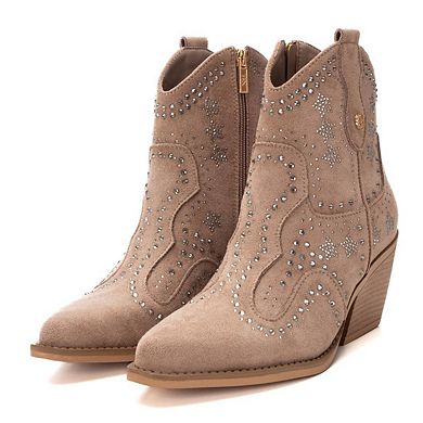 Women's Italian Western Suede Booties By XTI 143748