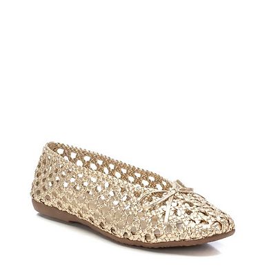 Women's Braided Ballet Flats By XTI 144014