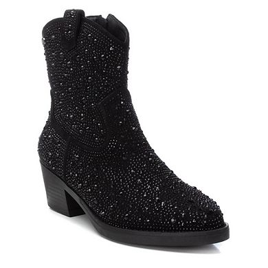 Women's Italian Western Suede Booties By XTI 143116