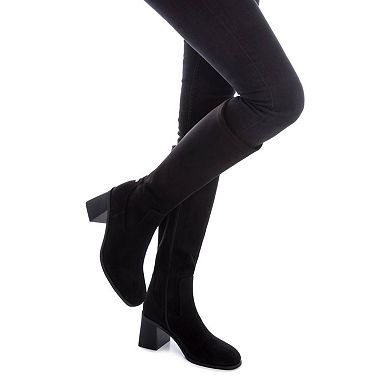 Women's Casual Tall Suede Boots By XTI 143424