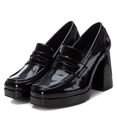 Women's Patent Leather Heeled Moccasins By XTI 143457