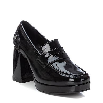 Women's Patent Leather Heeled Moccasins By XTI 143457