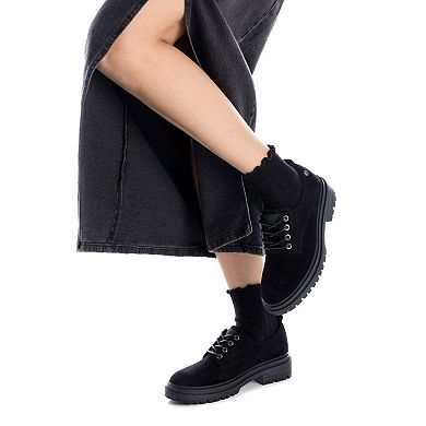Women's Lace-Up Suede Oxfords By XTI 143512