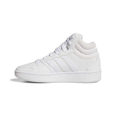 adidas Hoops Mid Top Kids' Classic Sportswear Shoes