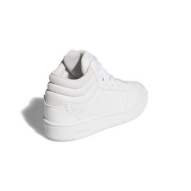 adidas Hoops Mid Top Kids' Classic Sportswear Shoes