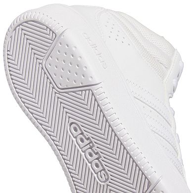 adidas Hoops Mid Top Kids' Classic Sportswear Shoes