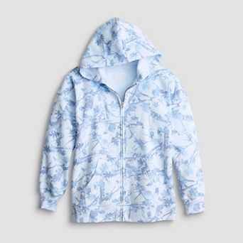 Girls 6-20 SO® Oversized Zip Front Hoodie in Regular & Plus Size
