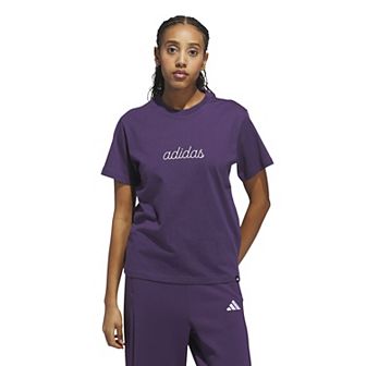 Women's adidas Cozy Holiday Graphic Sportswear Tee