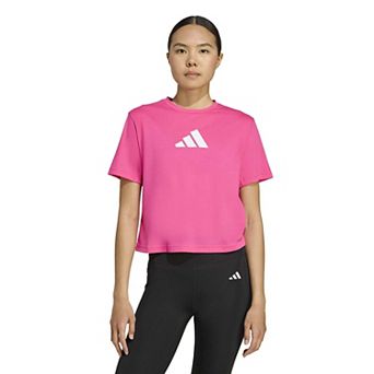 Women's adidas Essentials Workout Big Logo Graphic Tee