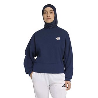 Women's adidas Cat Patch Graphic Sportswear Sweatshirt