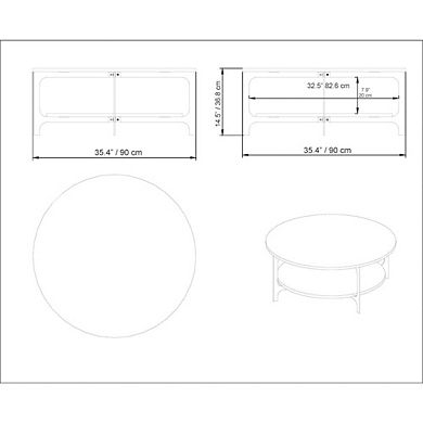 Decorotika Versy Coffee Table-Ephesus Gold