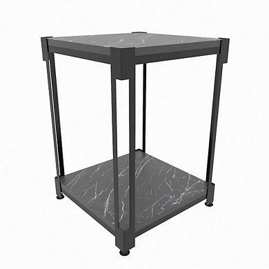 Decorotika Zenas Side End Table - Bendire Black