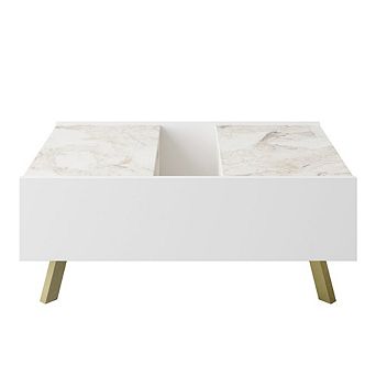 Frida Coffee Table - Ephesus Marble & Gold