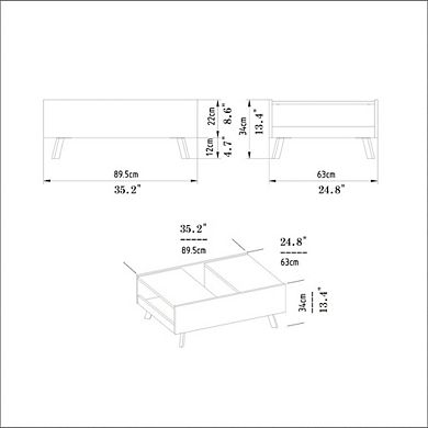 Frida Coffee Table - Ephesus Marble & Gold
