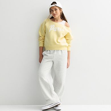 Girls 6-20 SO® Straight Leg Foldover Sweatpants in Regular & Plus Size