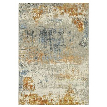 StyleHaven Distressed Elements Abstract Rug