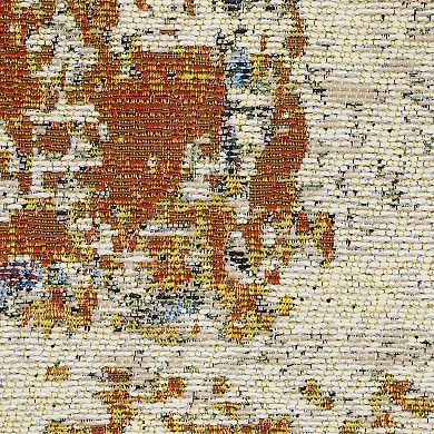 StyleHaven Distressed Elements Abstract Rug