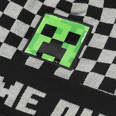 Boys 4-20 Minecraft 2-pc. Creeper Hat & Gloves Set