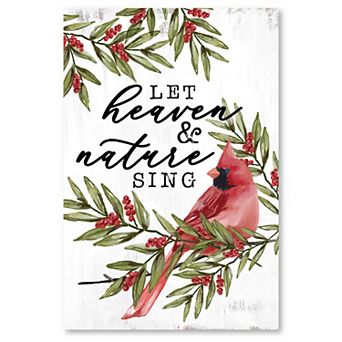 COURTSIDE MARKET Let Heaven & Nature Sing Canvas Wall Art