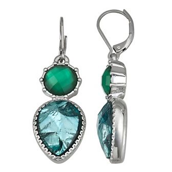 Simply Vera Vera Wang Gemstone Double Drop Earrings