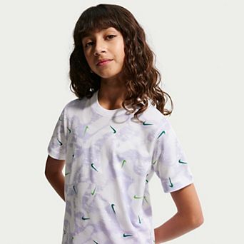 Kids 8-20 Nike Allover Swoosh Print Graphic T-Shirt