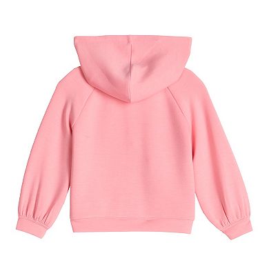 Baby & Toddler Girl Jumping Beans® Pieced Zip Up Hoodie