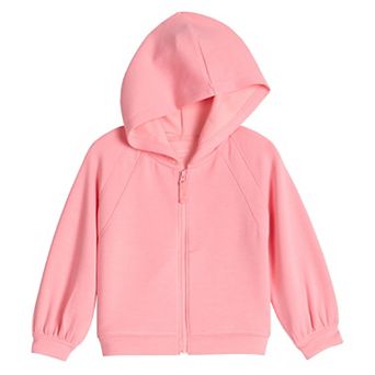Baby & Toddler Girl Jumping Beans® Pieced Zip Up Hoodie