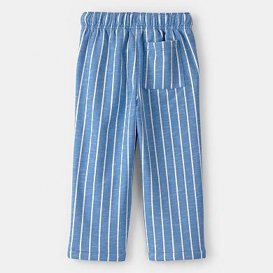 Toddler Boy Carter’s Striped French Terry Pants
