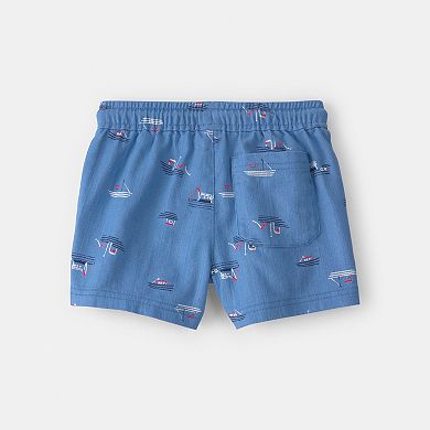 Toddler Boys Carter’s Sailboat Twill Shorts