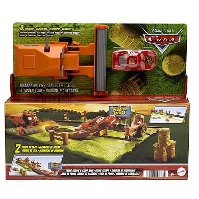 Mattel Disney and Pixar Cars Frank Escape & Stunt Race Playset with Lightning McQueen