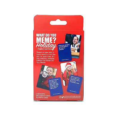 What Do You Meme? Holiday Family Edition Card Game