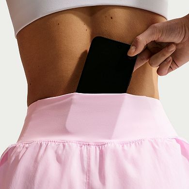 Women's Nike Tempo Flow Swoosh Dri-FIT Mid-Rise Brief-Lined Running Shorts