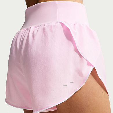 Women's Nike Tempo Flow Swoosh Dri-FIT Mid-Rise Brief-Lined Running Shorts
