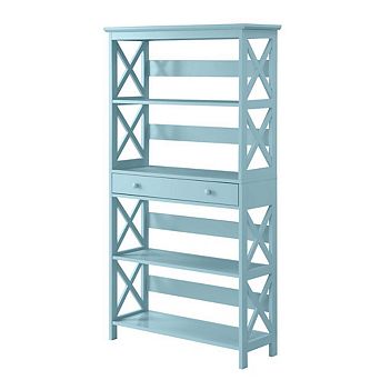 Convience Concept, Inc. Oxford 5 tier Bookcase with Drawer