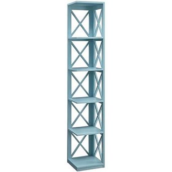 Convience Concept, Inc. Oxford 5 tier Corner Bookcase