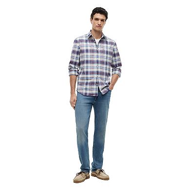 Men's Tommy Hilfiger Plaid Oxford Regular Fit Long Sleeve Woven Shirt