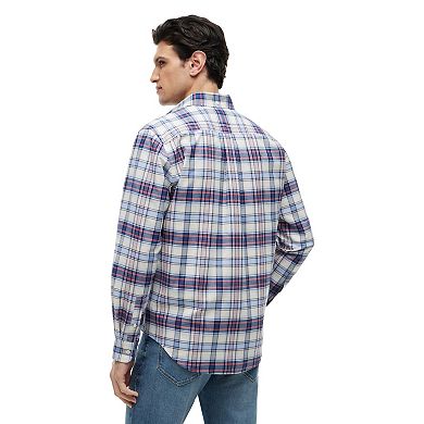 Men's Tommy Hilfiger Plaid Oxford Regular Fit Long Sleeve Woven Shirt