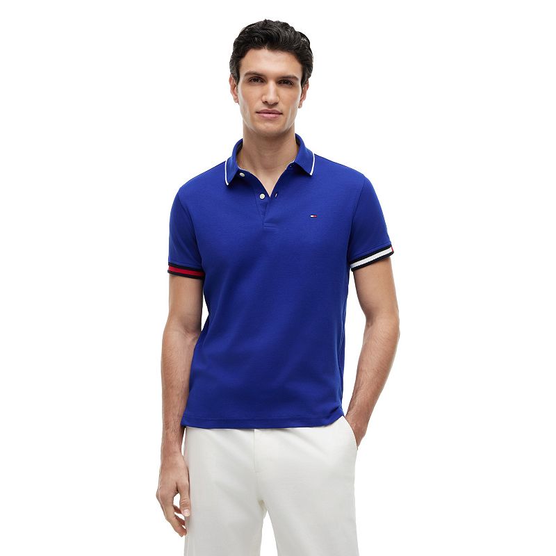 Men's Tommy Hilfiger Regular Fit Flag Cuff Polo, 