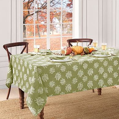 Falling Leaves Jacquard Rectangle Tablecloth