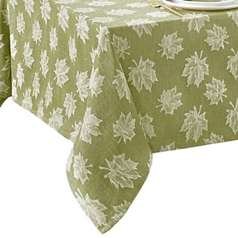 Falling Leaves Jacquard Rectangle Tablecloth