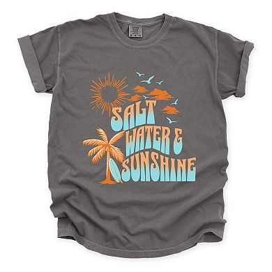 Simply Sage Market Salt Water And Sunshine Garment Dyed Tee